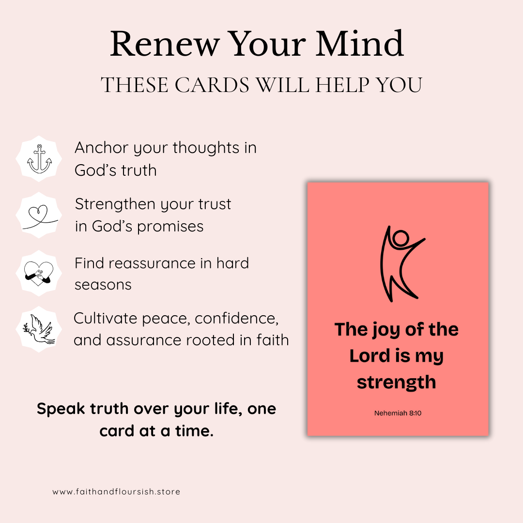 Printable Christian Affirmation Cards | Daily Declaration of God's Promises