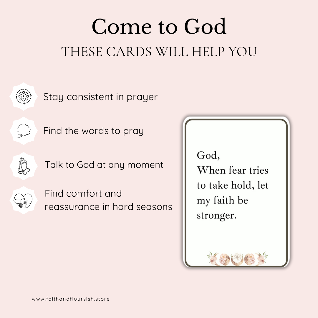 Printable Christian Prayer Cards | Daily Prayers for Spiritual Growth