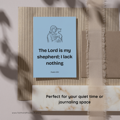 Printable Christian Affirmation Cards | Daily Declaration of God's Promises
