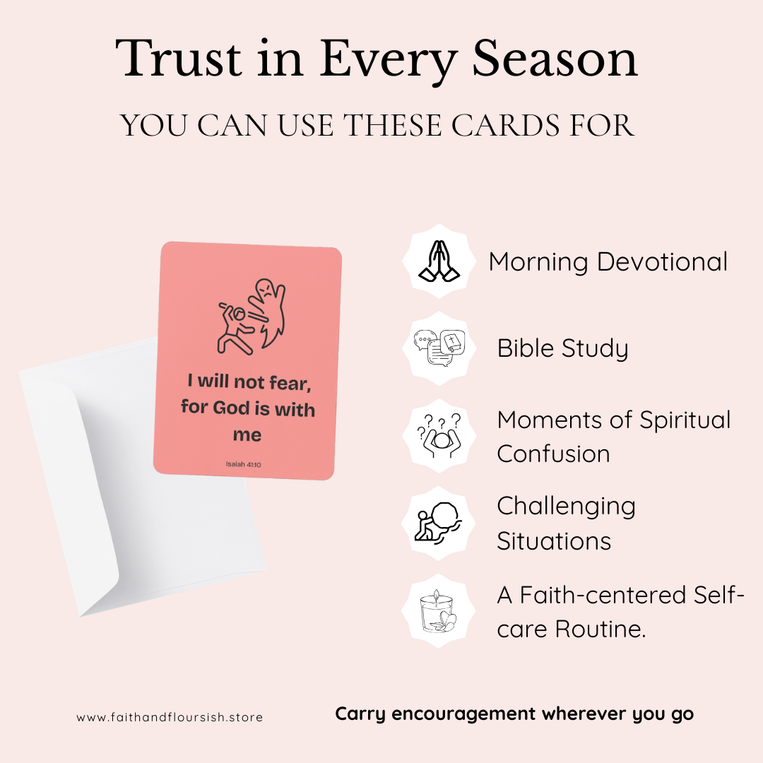 Printable Christian Affirmation Cards | Daily Declaration of God's Promises