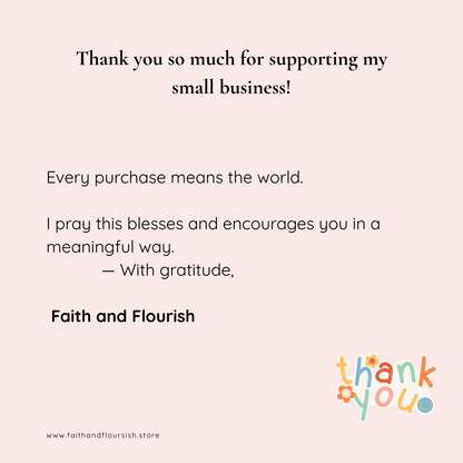 Printable Christian Affirmation Cards | Daily Declaration of God's Promises
