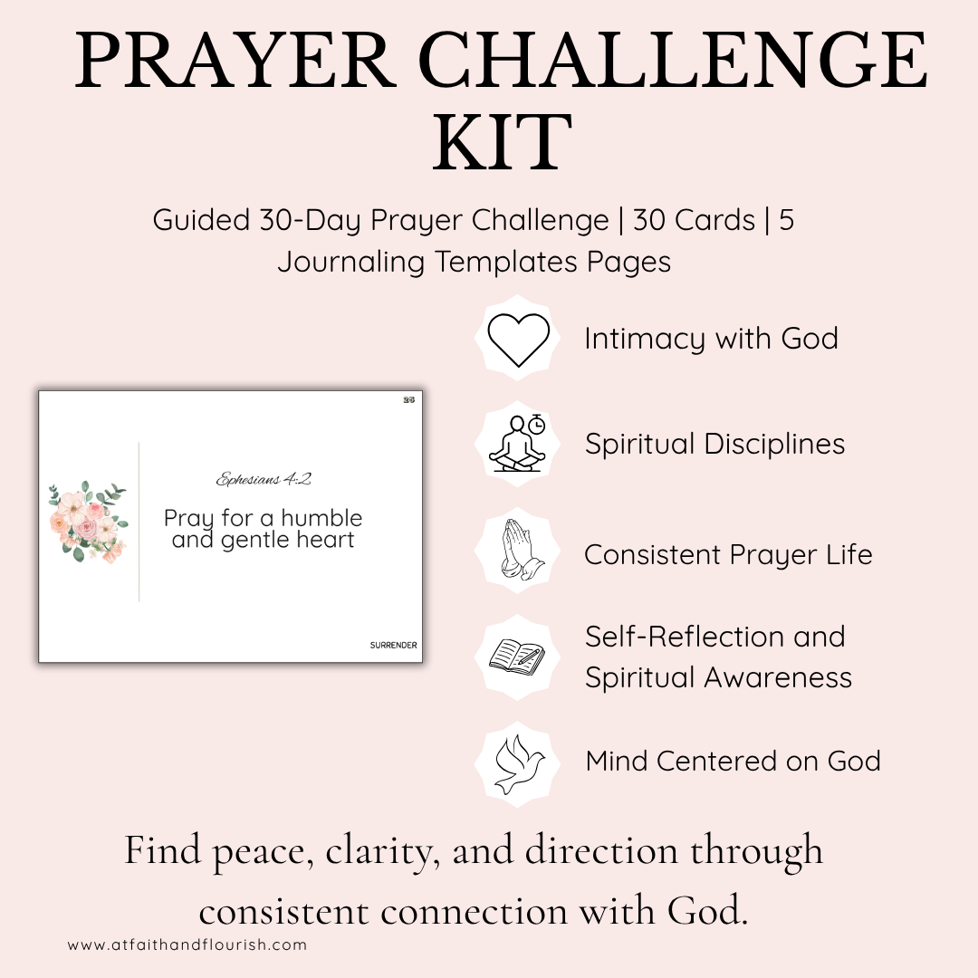 30–Day Prayer Challenge Pack | A Guided Journey to Seek God